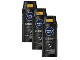 NIVEA MEN Deep Shampoo, Shampoo gegen fettige Haare 3×250ml